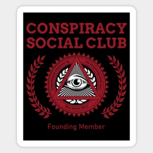 illuminati Conspiracy Club Magnet